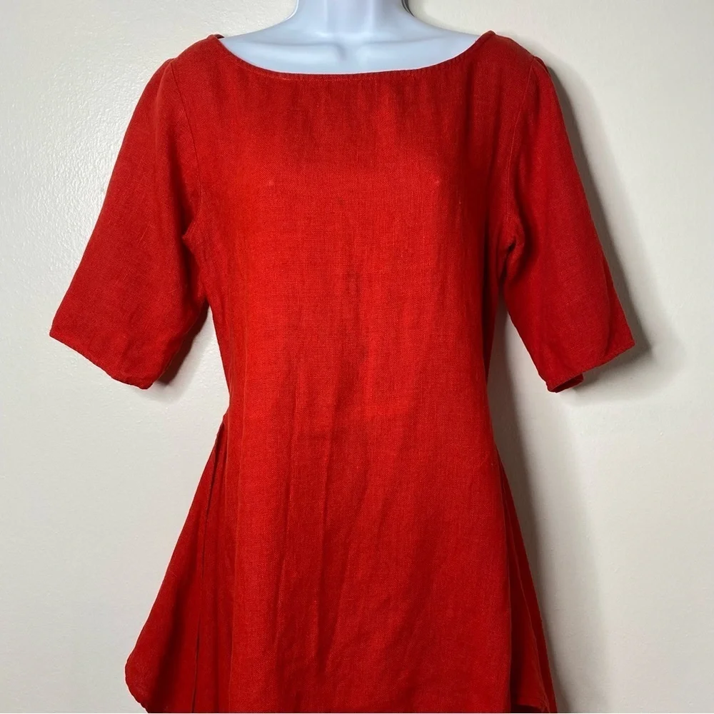 ⚜️❤️VINTAGE DKNY❤️⚜️ size. 4 Red wrap dress - Picture 5 of 10